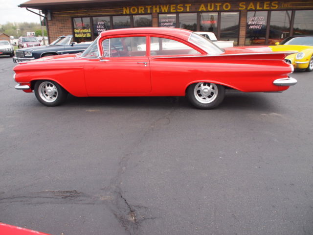 1959 Red Chevrolet Bel Air/150/210