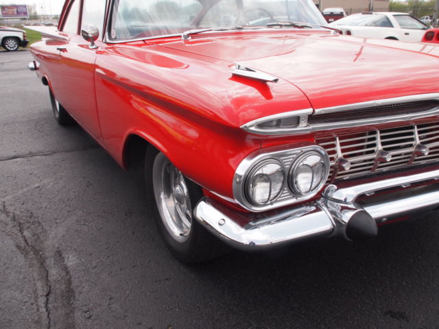1959 Red Chevrolet Bel Air/150/210