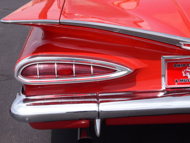 1959 Red Chevrolet Bel Air/150/210