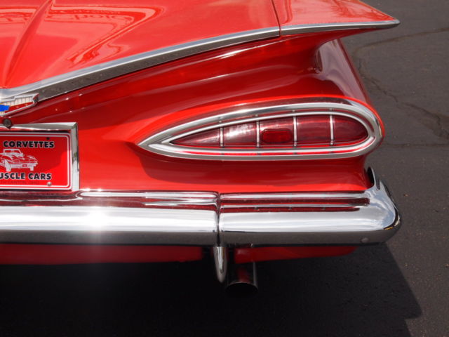 1959 Red Chevrolet Bel Air/150/210