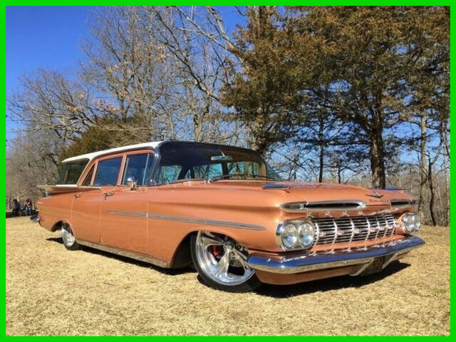 1959 Tan Chevrolet Brookwood Wagon Wagon