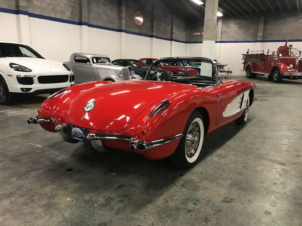 1959 Red Chevrolet Corvette