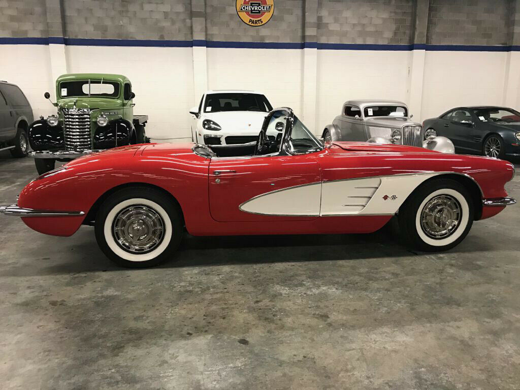 1959 Red Chevrolet Corvette