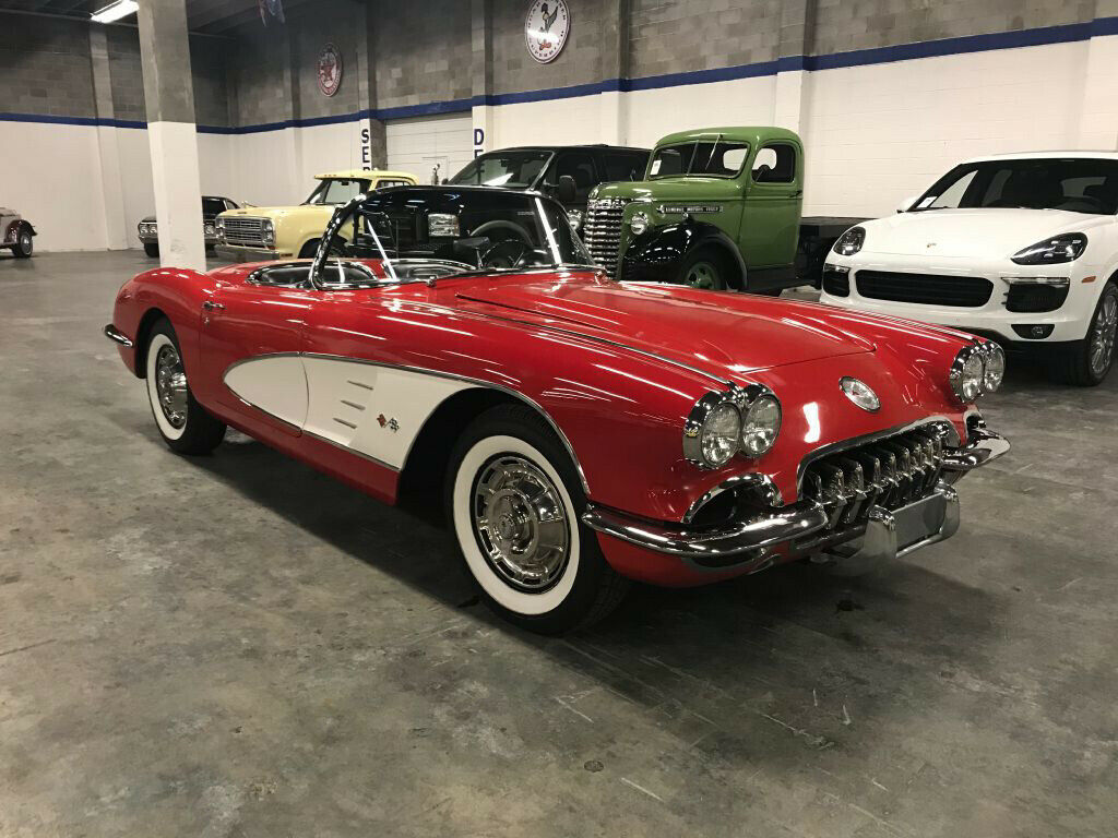 1959 Red Chevrolet Corvette