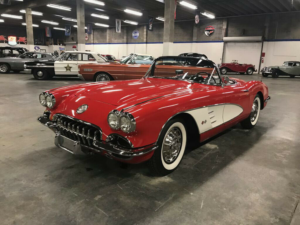 1959 Red Chevrolet Corvette