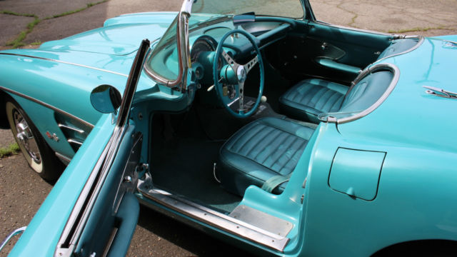1959 Blue Chevrolet Corvette Convertible