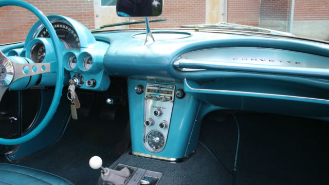 1959 Blue Chevrolet Corvette Convertible