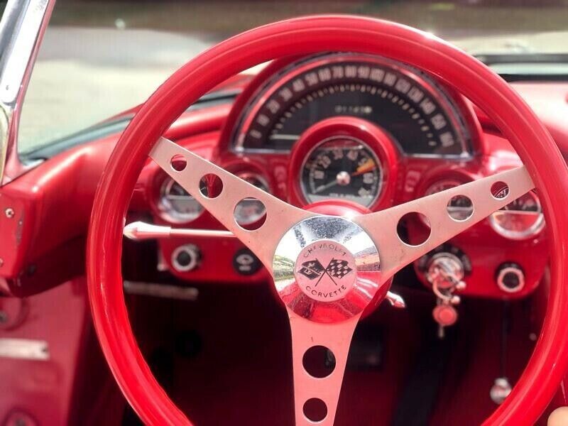 1959 Red Chevrolet Corvette Classic Car