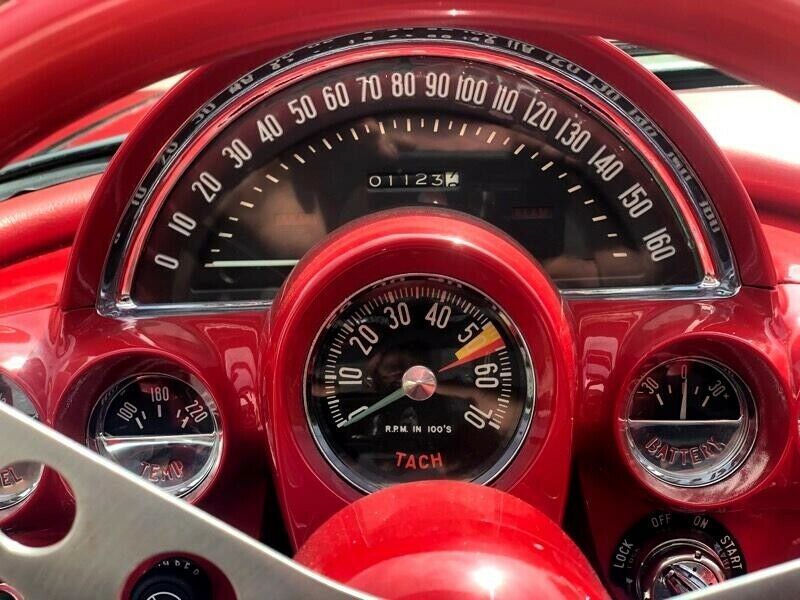 1959 Red Chevrolet Corvette Classic Car