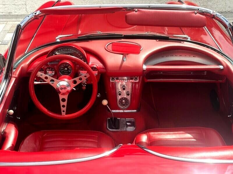 1959 Red Chevrolet Corvette Classic Car