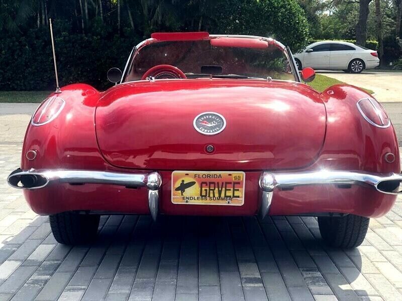 1959 Red Chevrolet Corvette Classic Car