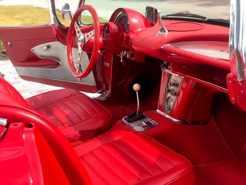 1959 Red Chevrolet Corvette Classic Car