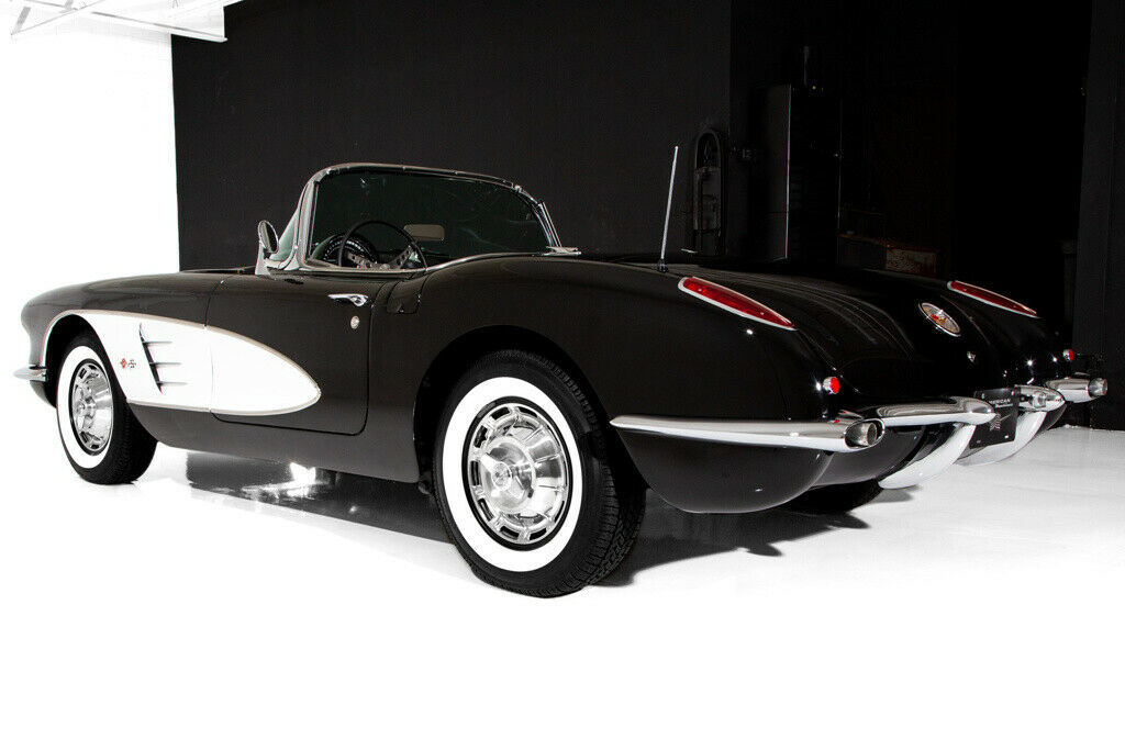 1959 Black Chevrolet Corvette Convertible