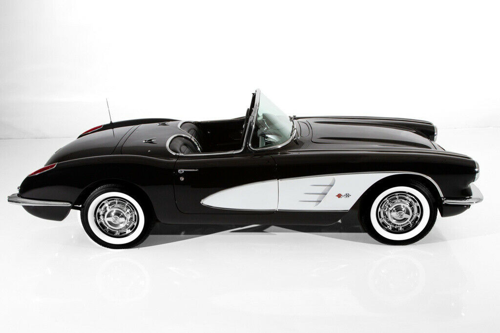 1959 Black Chevrolet Corvette Convertible
