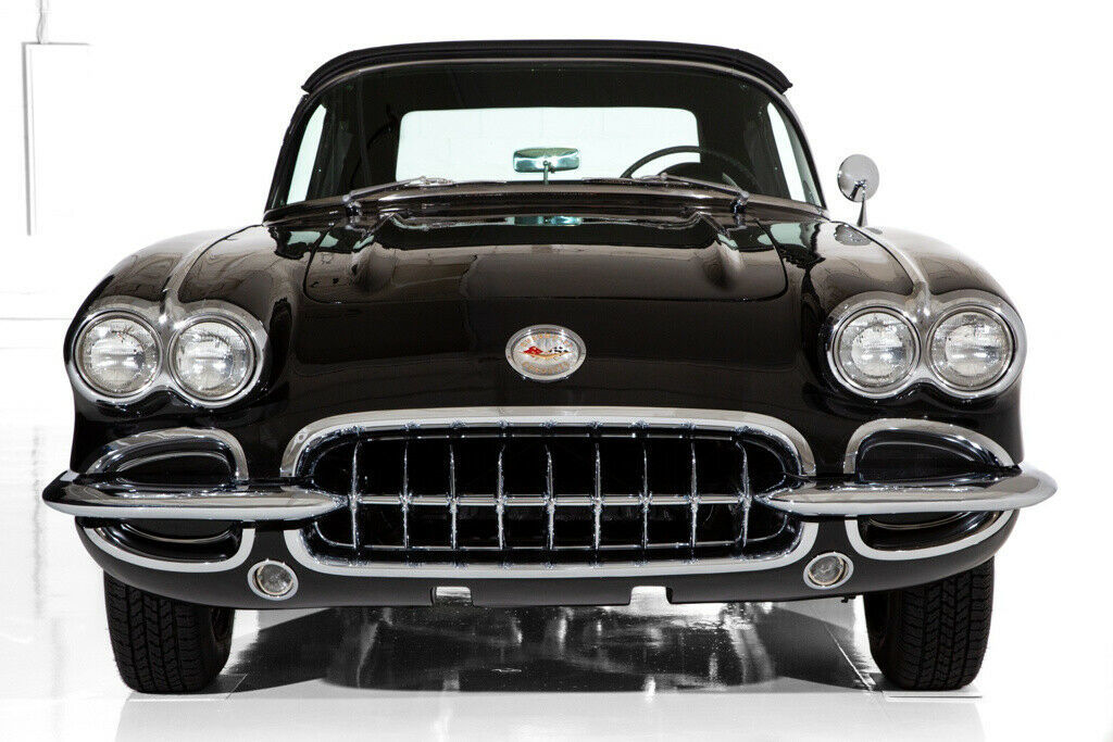 1959 Black Chevrolet Corvette Convertible