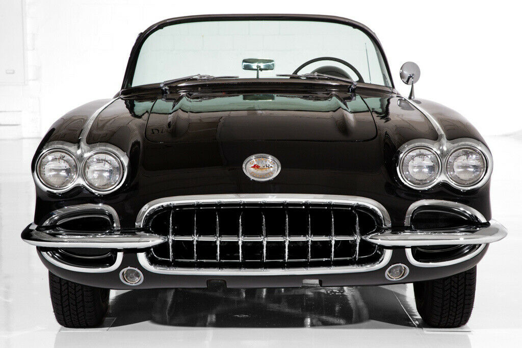 1959 Black Chevrolet Corvette Convertible