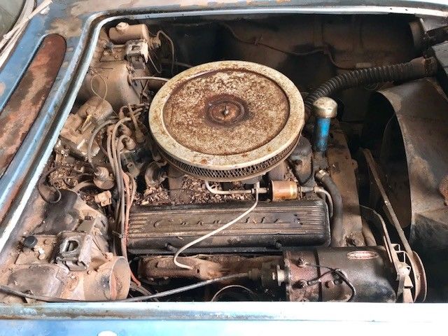 1959 Blue Chevrolet Corvette Convertible