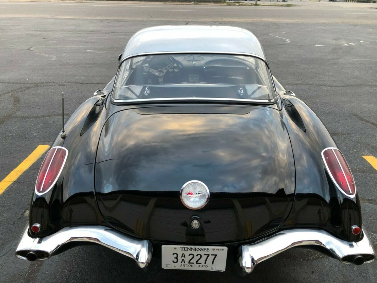 1959 Black and Silver Chevrolet Corvette Convertible