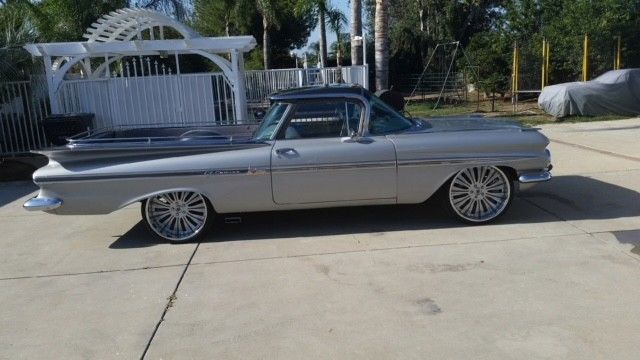 1959 Silver Chevrolet El Camino Coupe