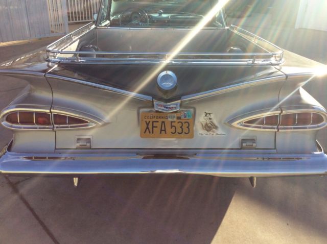 1959 Silver Chevrolet El Camino Coupe