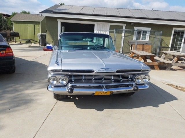 1959 Silver Chevrolet El Camino Coupe