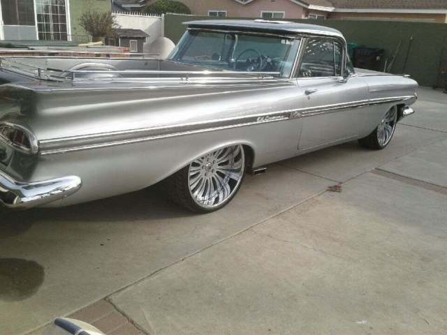 1959 Silver Chevrolet El Camino Coupe