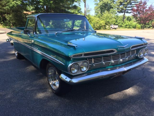 1959 Green Chevrolet El Camino Standard Cab Pickup