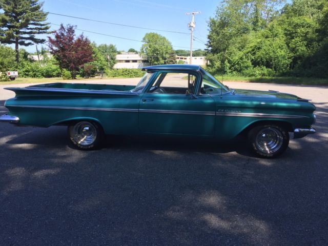 1959 Green Chevrolet El Camino Standard Cab Pickup