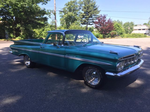 1959 Green Chevrolet El Camino Standard Cab Pickup