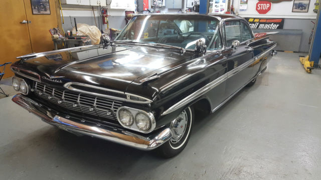 1959 Black Chevrolet Impala Coupe