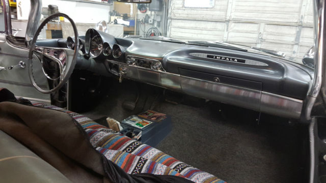 1959 Black Chevrolet Impala Coupe