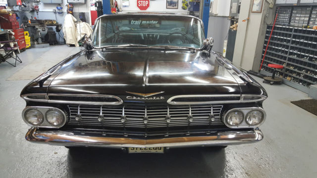 1959 Black Chevrolet Impala Coupe