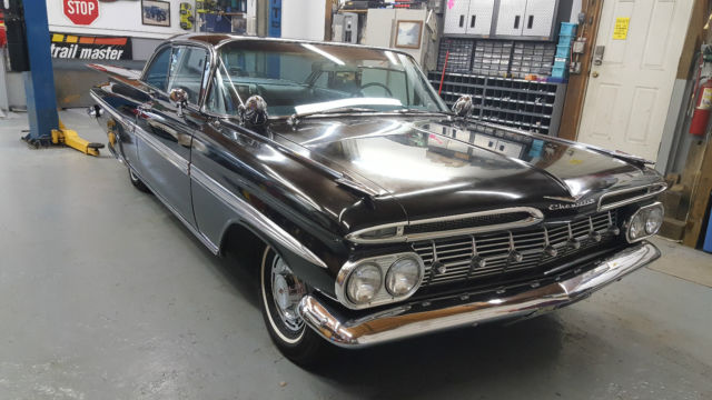 1959 Black Chevrolet Impala Coupe