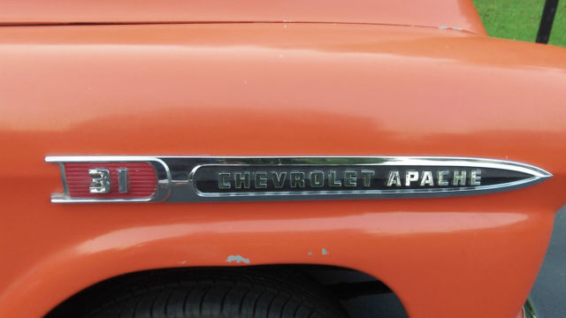 19590000 Orange Chevrolet C/K Pickup 1500 Pickup