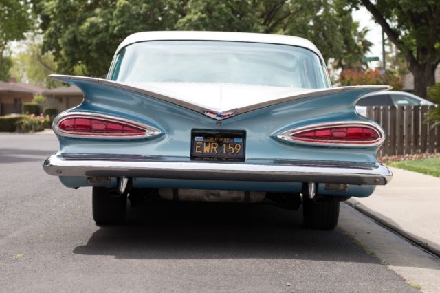 1959 Blue Chevrolet Bel Air/150/210