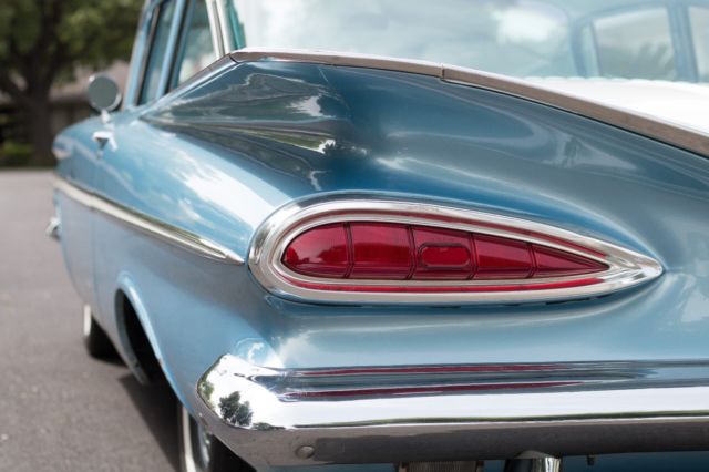1959 Blue Chevrolet Bel Air/150/210