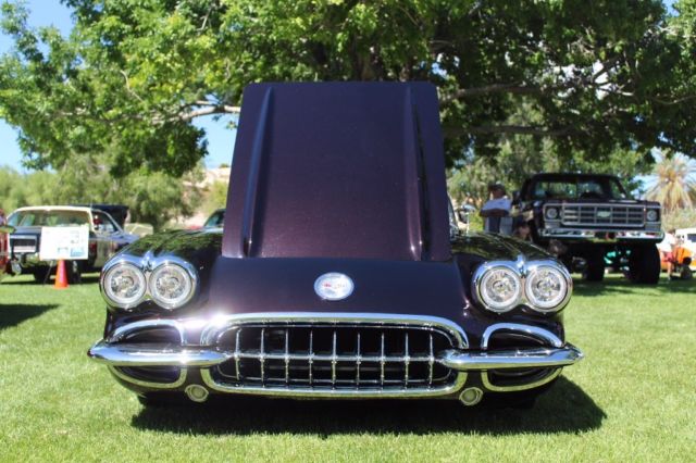 1959 Black Cherry Custom Chevrolet Corvette Coupe