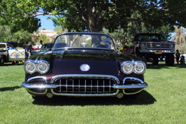 1959 Black Cherry Custom Chevrolet Corvette Coupe
