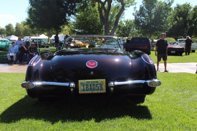 1959 Black Cherry Custom Chevrolet Corvette Coupe