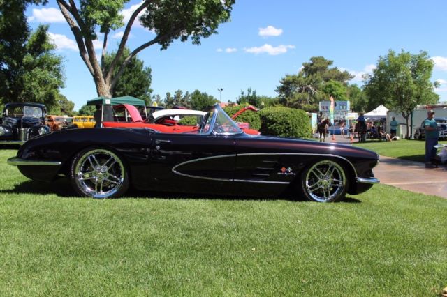 1959 Black Cherry Custom Chevrolet Corvette Coupe