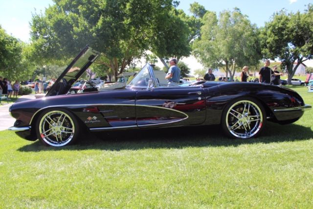 1959 Black Cherry Custom Chevrolet Corvette Coupe