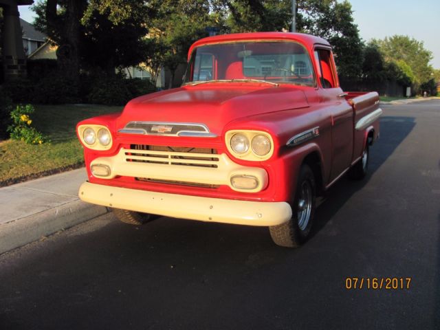 1959 Red Chevrolet Other Pickups Standard Cab Pickup