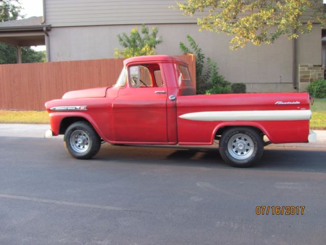 1959 Red Chevrolet Other Pickups Standard Cab Pickup