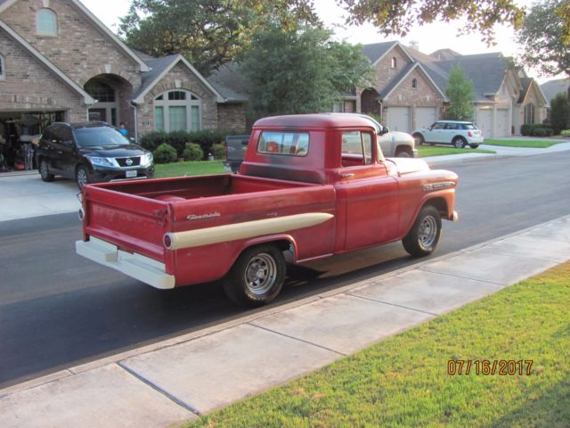 1959 Red Chevrolet Other Pickups Standard Cab Pickup