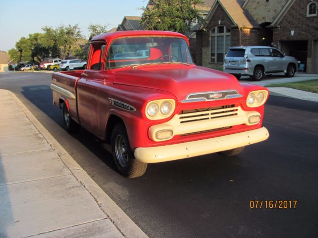 1959 Red Chevrolet Other Pickups Standard Cab Pickup