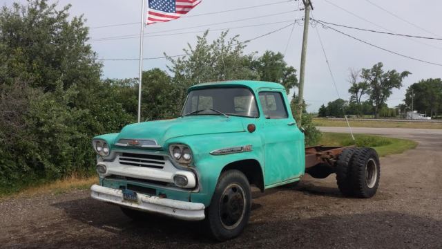 1959 Green Chevrolet Other Pickups Cab & Chassis