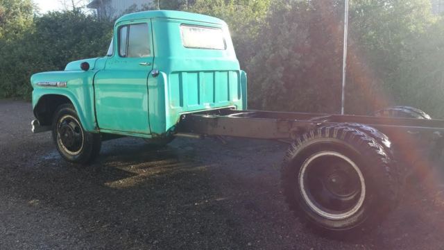 1959 Green Chevrolet Other Pickups Cab & Chassis