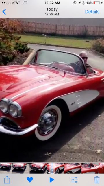 1959 Red Chevrolet Corvette