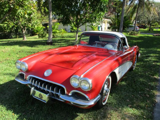 1959 Red Chevrolet Corvette