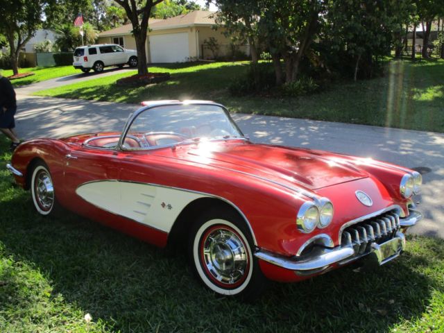 1959 Red Chevrolet Corvette